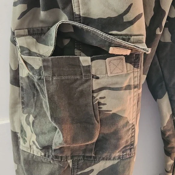 Wrangler Camo fleece lined cargo pants Mens 36 x 30 - Picture 7 of 10